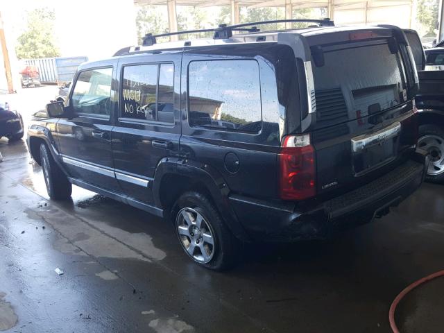 1J8HH58N76C144525 - 2006 JEEP COMMANDER BLACK photo 3