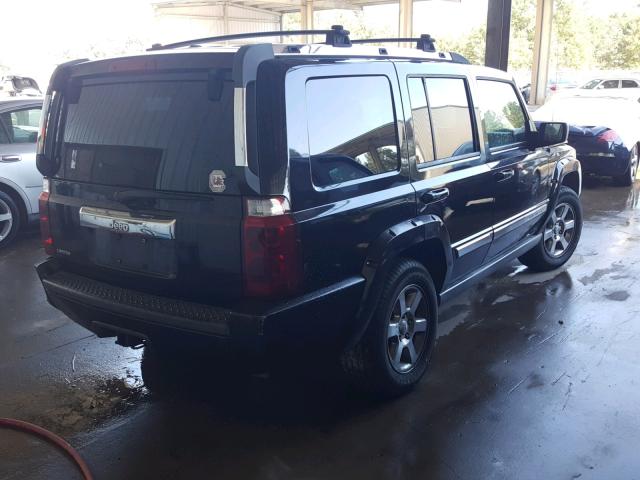 1J8HH58N76C144525 - 2006 JEEP COMMANDER BLACK photo 4