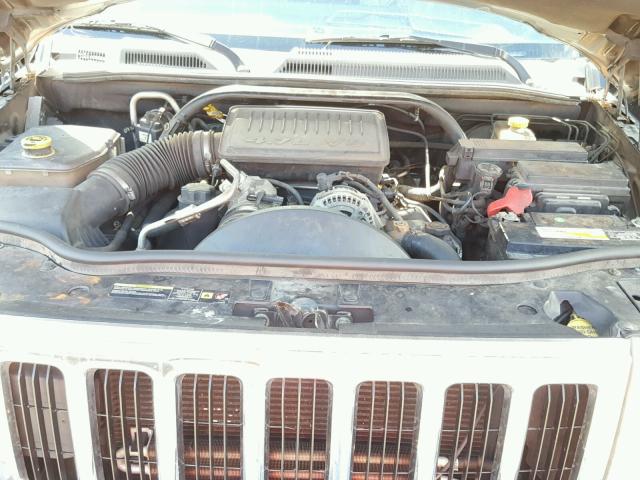 1J8HH58N76C144525 - 2006 JEEP COMMANDER BLACK photo 7