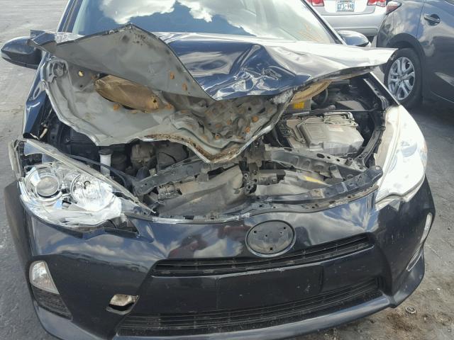 JTDKDTB35C1518514 - 2012 TOYOTA PRIUS C BLACK photo 9