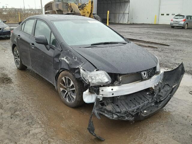 2HGFB2E56DH008482 - 2013 HONDA CIVIC LX BLACK photo 1