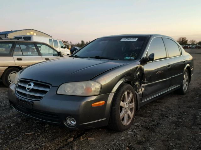 JN1DA31A63T416325 - 2003 NISSAN MAXIMA GLE GRAY photo 2