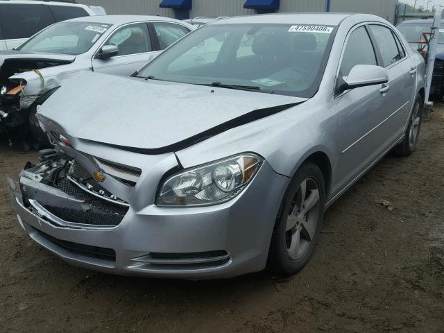 1G1ZC5E03CF194389 - 2012 CHEVROLET MALIBU 1LT SILVER photo 2