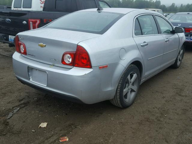 1G1ZC5E03CF194389 - 2012 CHEVROLET MALIBU 1LT SILVER photo 4
