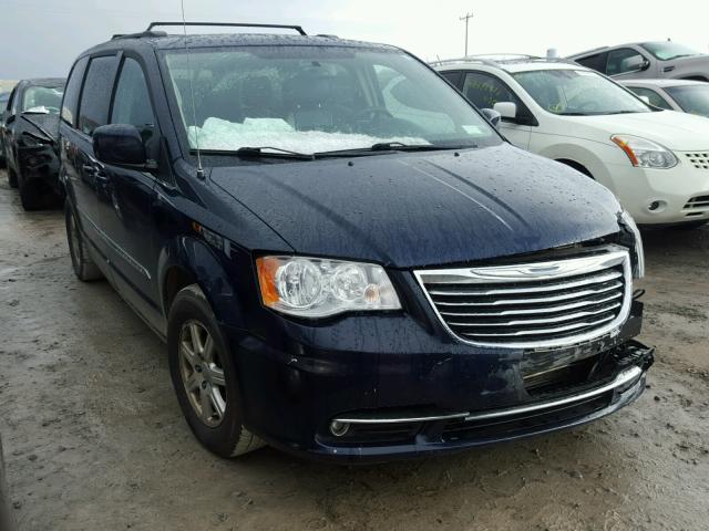 2C4RC1BG8CR326220 - 2012 CHRYSLER TOWN & COU BLUE photo 1