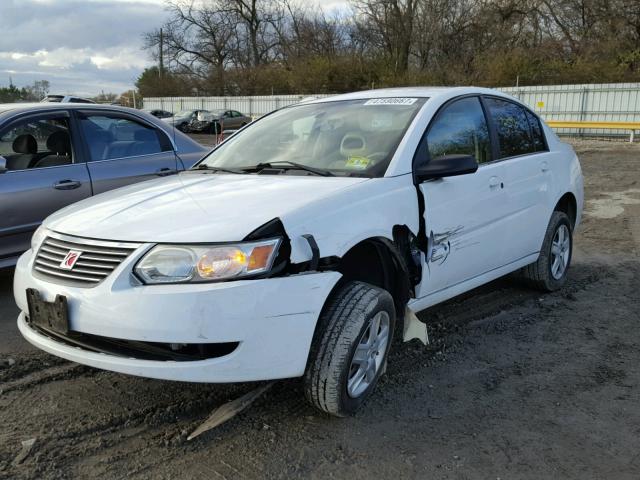 1G8AJ55F07Z147110 - 2007 SATURN ION LEVEL WHITE photo 2