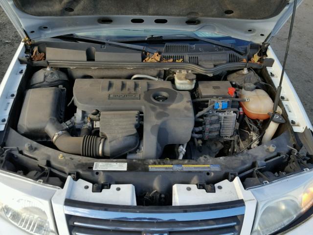 1G8AJ55F07Z147110 - 2007 SATURN ION LEVEL WHITE photo 7