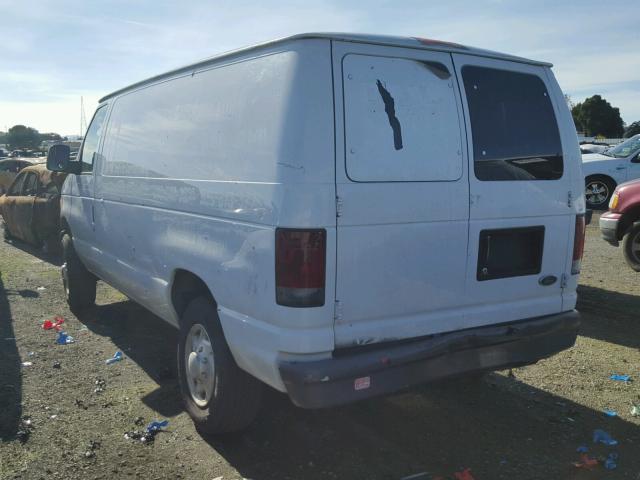 1FTNE24W47DA03066 - 2007 FORD ECONOLINE WHITE photo 3