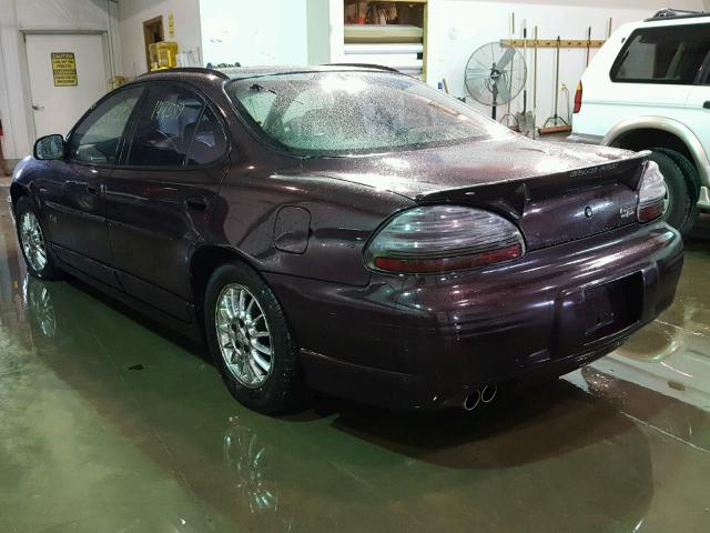 1G2WP52K92F168435 - 2002 PONTIAC GRAND PRIX MAROON photo 3