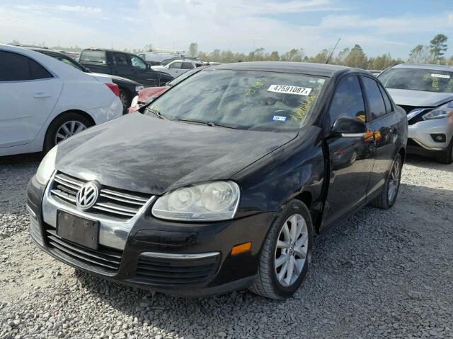 3VWAX7AJ3AM121293 - 2010 VOLKSWAGEN JETTA LIMI BLACK photo 2