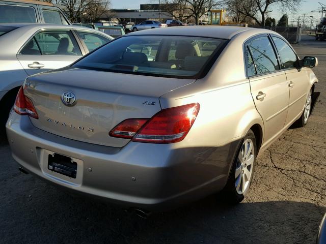 4T1BK36B37U168601 - 2007 TOYOTA AVALON XL BEIGE photo 4