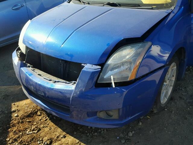 3N1AB6AP4AL676715 - 2010 NISSAN SENTRA 2.0 BLUE photo 9