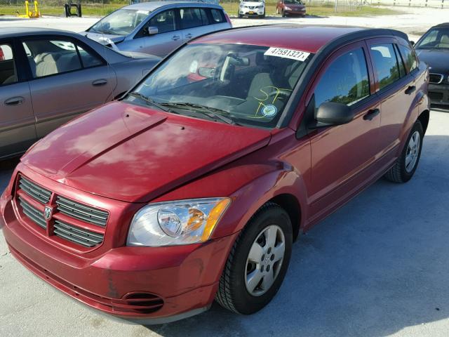 1B3HB28BX8D625218 - 2008 DODGE CALIBER RED photo 2