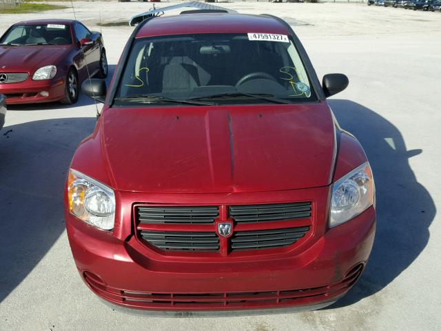 1B3HB28BX8D625218 - 2008 DODGE CALIBER RED photo 9