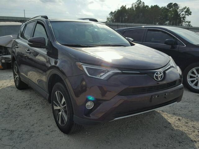 2T3WFREVXGW235447 - 2016 TOYOTA RAV4 XLE PURPLE photo 1