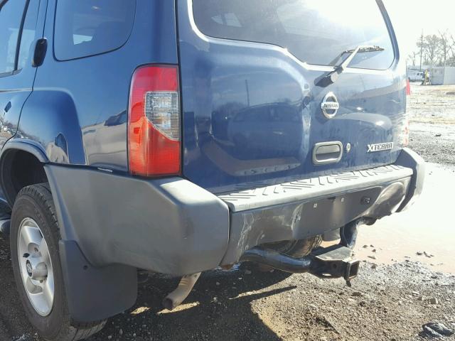 5N1ED28Y42C514057 - 2002 NISSAN XTERRA XE BLUE photo 9