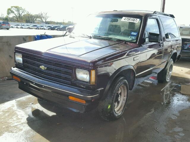 1G8CS18R8G8161539 - 1986 CHEVROLET BLAZER S10 PURPLE photo 2