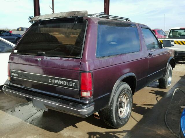 1G8CS18R8G8161539 - 1986 CHEVROLET BLAZER S10 PURPLE photo 4