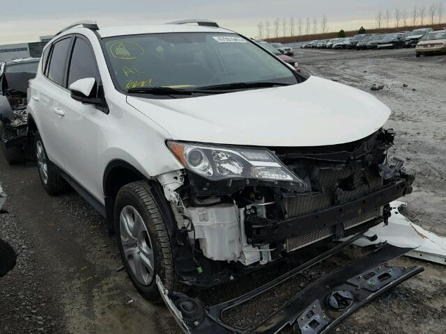 2T3BFREV8FW332417 - 2015 TOYOTA RAV4 LE WHITE photo 1