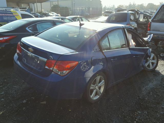 1G1PG5SC1C7252553 - 2012 CHEVROLET CRUZE LT BLUE photo 4