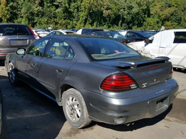 1G2NE52E95M150416 - 2005 PONTIAC GRAND AM S GRAY photo 3