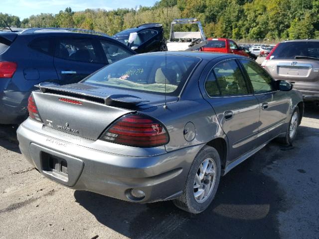 1G2NE52E95M150416 - 2005 PONTIAC GRAND AM S GRAY photo 4