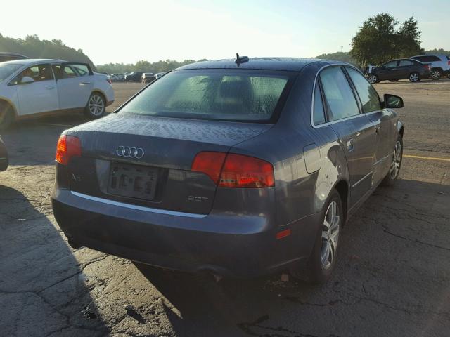 WAUAF78E56A295267 - 2006 AUDI A4 2 GRAY photo 4