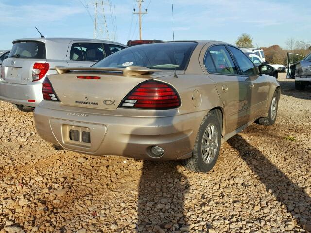 1G2NE52E25M126958 - 2005 PONTIAC GRAND AM S TAN photo 4