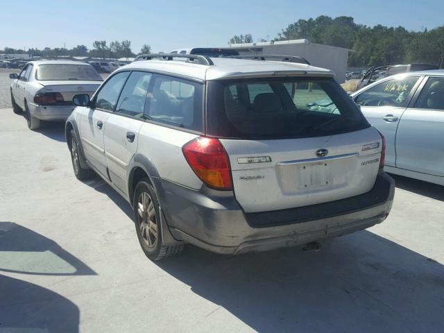 4S4BP61C757340465 - 2005 SUBARU LEGACY OUT WHITE photo 3