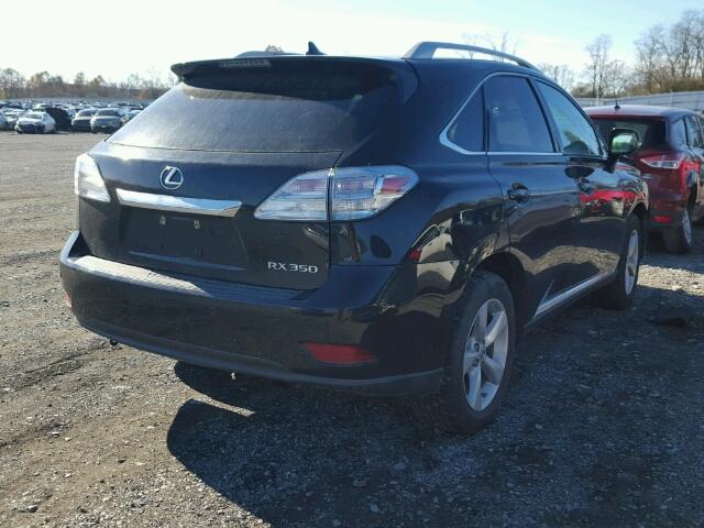 2T2BK1BA9CC124126 - 2012 LEXUS RX 350 BLACK photo 4