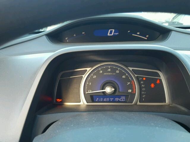 2HGFA16856H500364 - 2006 HONDA CIVIC EX BLUE photo 8