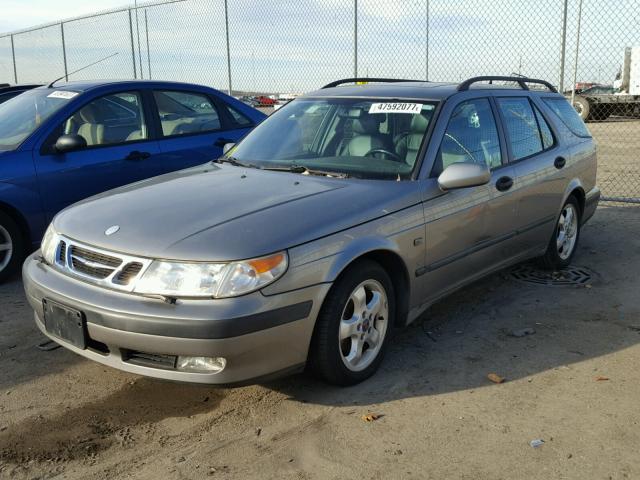 YS3EF58ZX13044956 - 2001 SAAB 9-5 SE SILVER photo 2