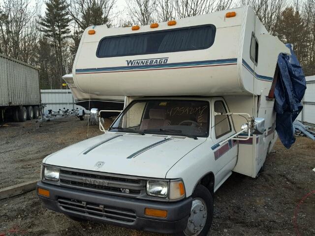 JT5VN94T6M0025020 - 1991 TOYOTA WINNEBAGOW WHITE photo 2