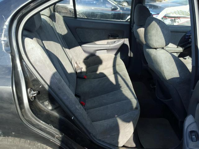 KMHDN45D13U573729 - 2003 HYUNDAI ELANTRA GL BLACK photo 6