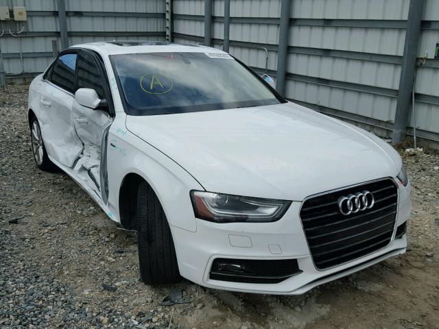 WAUAFAFL7GN013218 - 2016 AUDI A4 PREMIUM WHITE photo 1