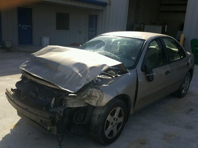 1G1JF52F537329072 - 2003 CHEVROLET CAVALIER L BEIGE photo 2