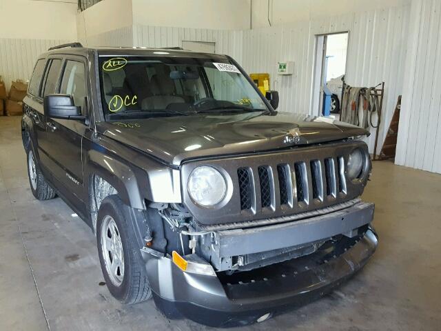 1C4NJPBA4CD674229 - 2012 JEEP PATRIOT SP GRAY photo 1