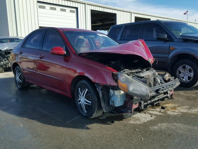 KNAFE221895647790 - 2009 KIA SPECTRA EX RED photo 1