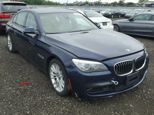 WBAYF8C53DD141700 - 2013 BMW 750LI XDRI BLUE photo 1