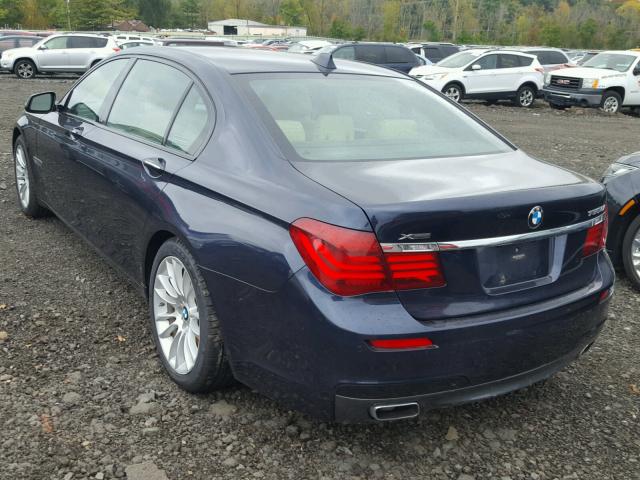 WBAYF8C53DD141700 - 2013 BMW 750LI XDRI BLUE photo 3