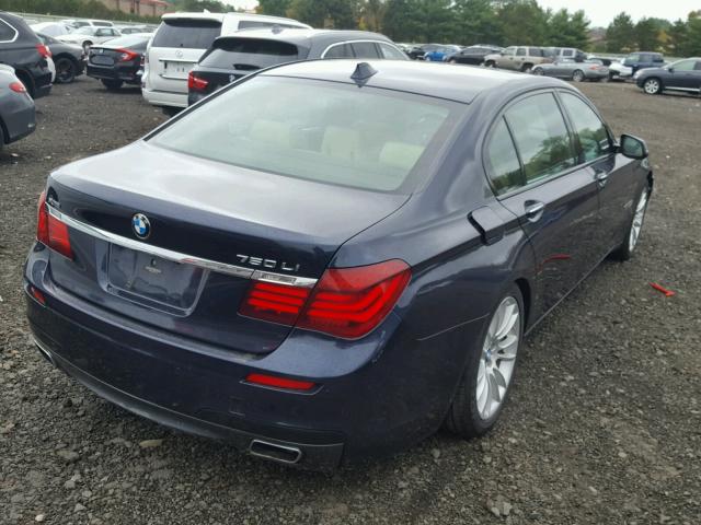 WBAYF8C53DD141700 - 2013 BMW 750LI XDRI BLUE photo 4