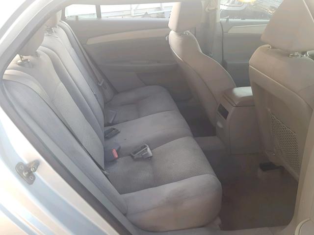 1G1ZA5EB3AF104999 - 2010 CHEVROLET MALIBU LS ვერცხლისფერი ფოტო 6