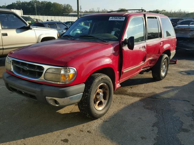 1FMZU32X8XUA45659 - 1999 FORD EXPLORER RED photo 2