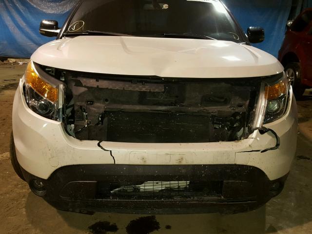 1FMHK7D88BGA49524 - 2011 FORD EXPLORER X WHITE photo 9