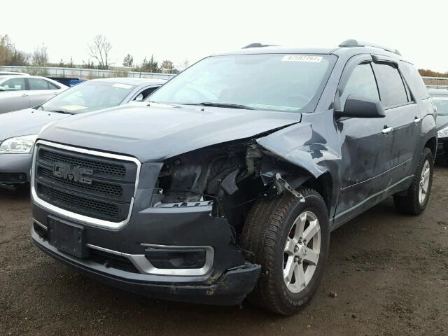 1GKKRNEDXDJ179532 - 2013 GMC ACADIA SLE GRAY photo 2