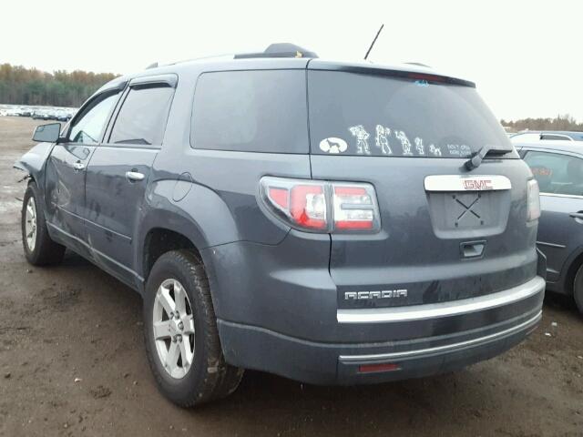 1GKKRNEDXDJ179532 - 2013 GMC ACADIA SLE GRAY photo 3