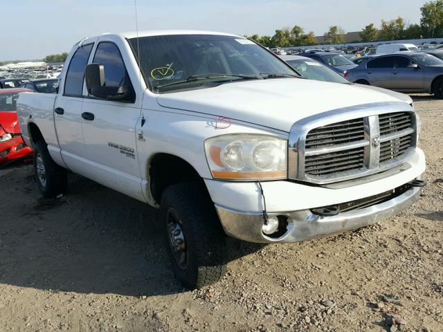 1D7KS28CX6J236337 - 2006 DODGE RAM 2500 S WHITE photo 1