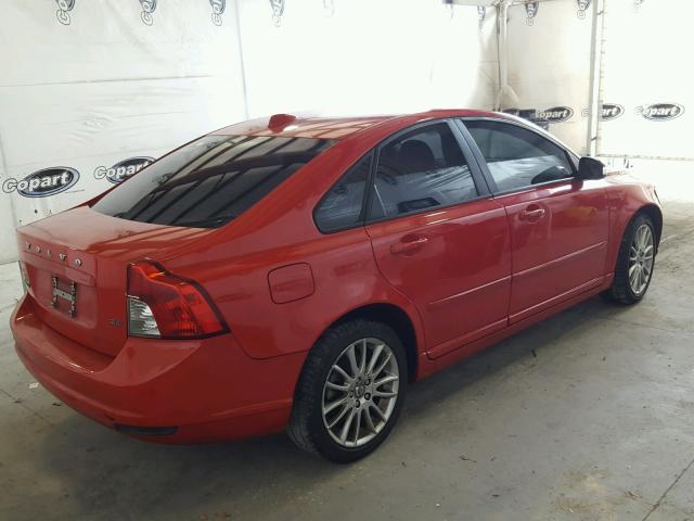 YV1382MSXA2498916 - 2010 VOLVO S40 2.4I RED photo 4