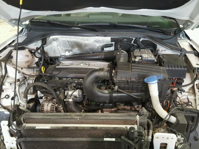 WVGAV3AX2EW599714 - 2014 VOLKSWAGEN TIGUAN S WHITE photo 7