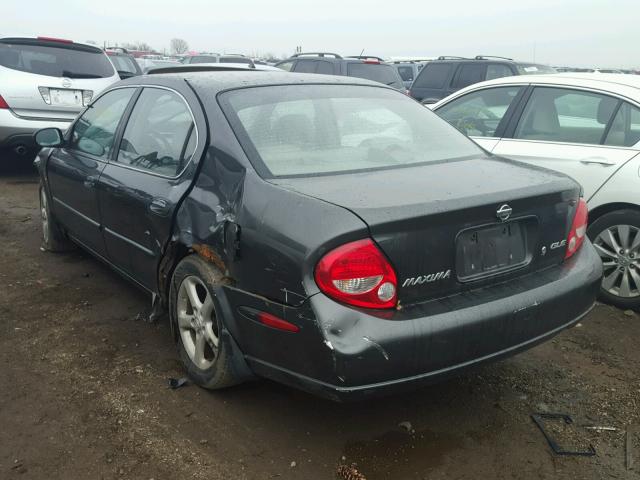 JN1CA31A6YT033858 - 2000 NISSAN MAXIMA GLE GRAY photo 3